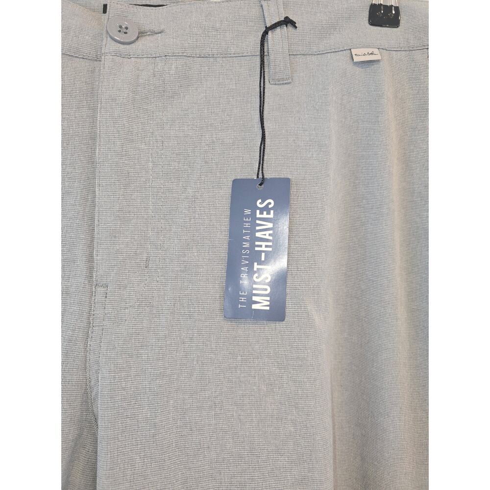 Travis Mathew Grey Stretch Shorts Size 40, NWT - Picture 5 of 9